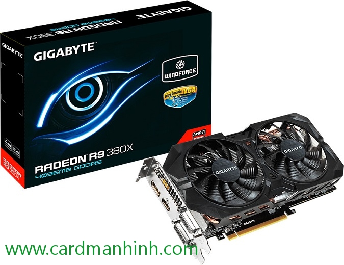 Card màn hình GIGABYTE Radeon R9 380X WindForce 2X