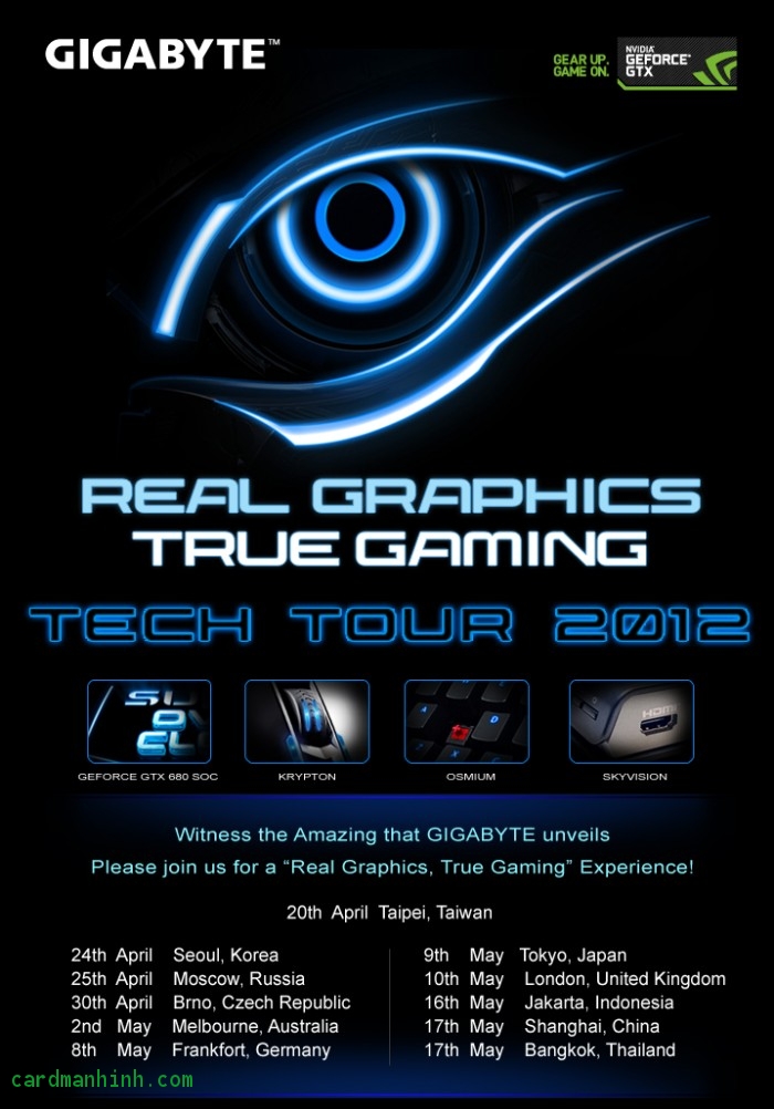 GIGABYTE “Real Graphics, True Gaming” Tech Tour 2012