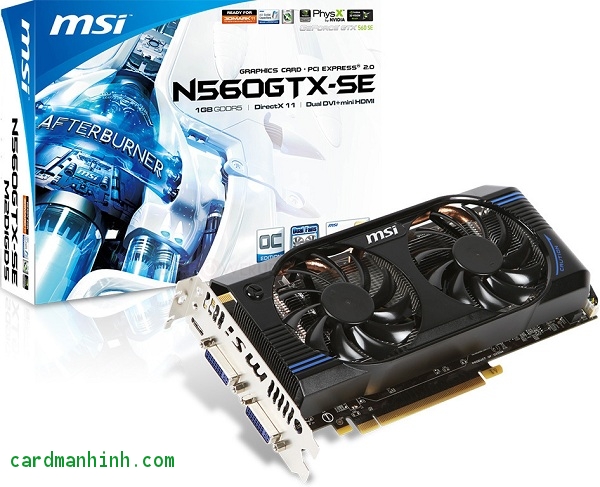 Card màn hình GeForce GTX 560 SE