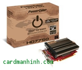 PowerColor giới thiệu card màn hình Radeon HD 7750 Go! Green